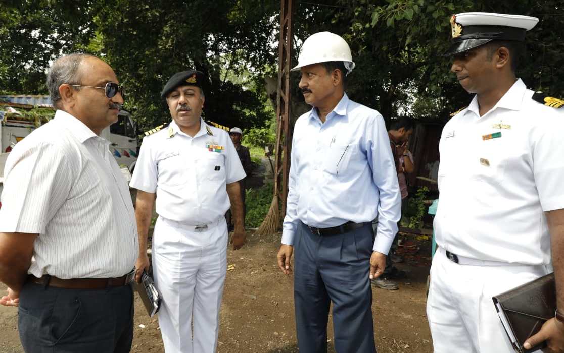 Maj Gen Beji Mathews, Chief Of Staff, HQANC visits GRSE on 03 Oct 19