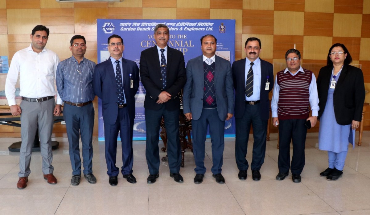 Shri Santosh Kumar, IA & AS, Principal Director of Commercial Audit, visits GRSE on 20 Dec 19