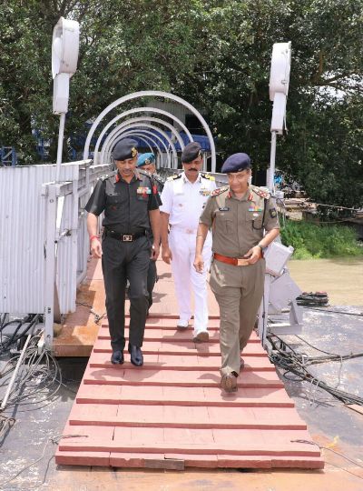 Major General AK Sanyal, VSM, GOC, Bengal Area visited GRSE on 09 Aug 18