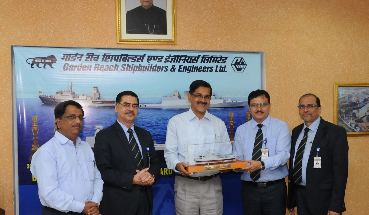 Shri Sanjay Kothari, IAS (Retd.) Chairman, PESB visits GRSE on 11 Apr 17