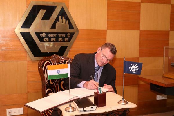 Delegation from US Consulate visit GRSE on 11 May 18