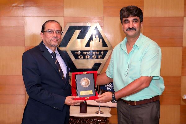 DA Designates visits GRSE on 14 Sep 18