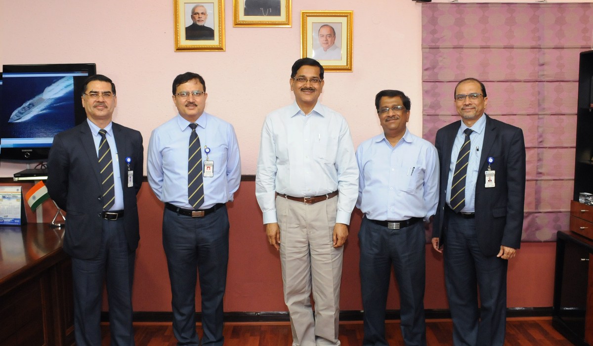 Shri Sanjay Kothari, IAS (Retd.) Chairman, PESB visits GRSE on 11 Apr 17