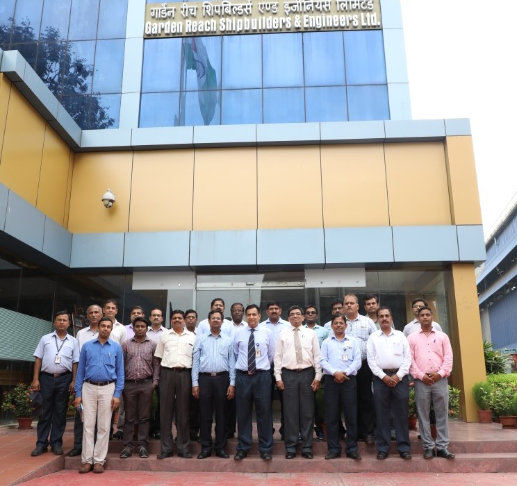 Visit of Officers from Defence Institute of Quality Assurance to GRSE on 12 June 18