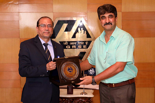 DA Designates visits GRSE on 14 Sep 18