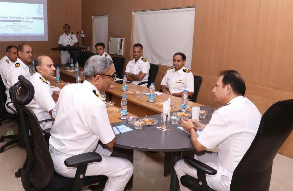Visit of Rear Admiral Ajay Kochhar, NM, ACWP&A to GRSE on 28 Aug 18