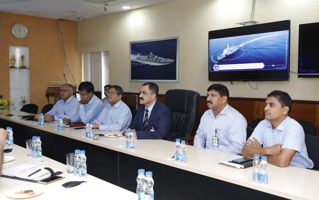 Maj Gen Beji Mathews, Chief Of Staff, HQANC visits GRSE on 03 Oct 19