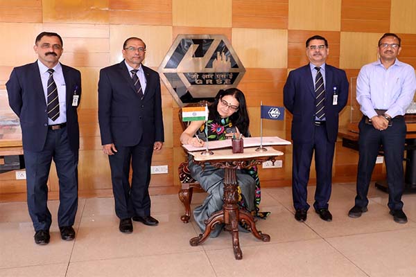 Ms.Gargi Kaul, IA & AS, FA(DS) visits GRSE on 18 Jan 19