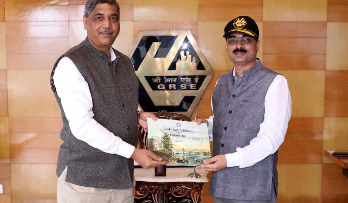 Shri Vinit Kumar, Chairman- Kolkata Port Trust, visits GRSE on 01 Sep 18