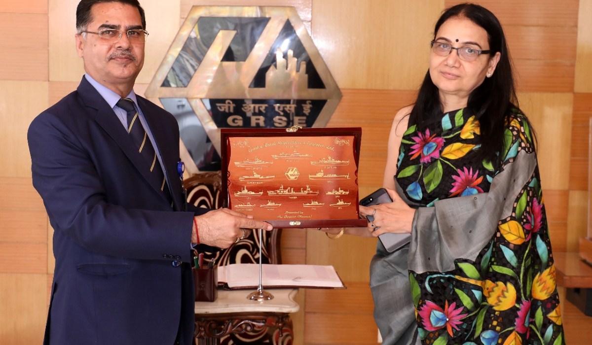 Ms.Gargi Kaul, IA & AS, FA(DS) visits GRSE on 18 Jan 19