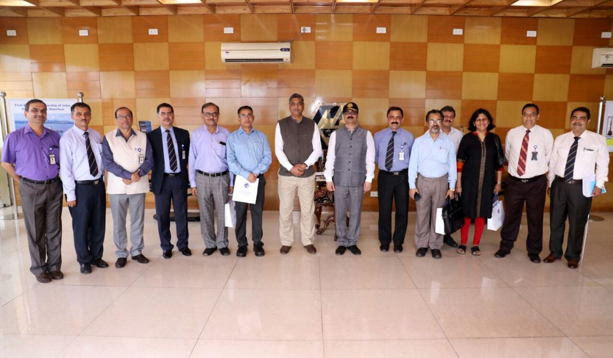 Shri Vinit Kumar, Chairman- Kolkata Port Trust, visits GRSE on 01 Sep 18