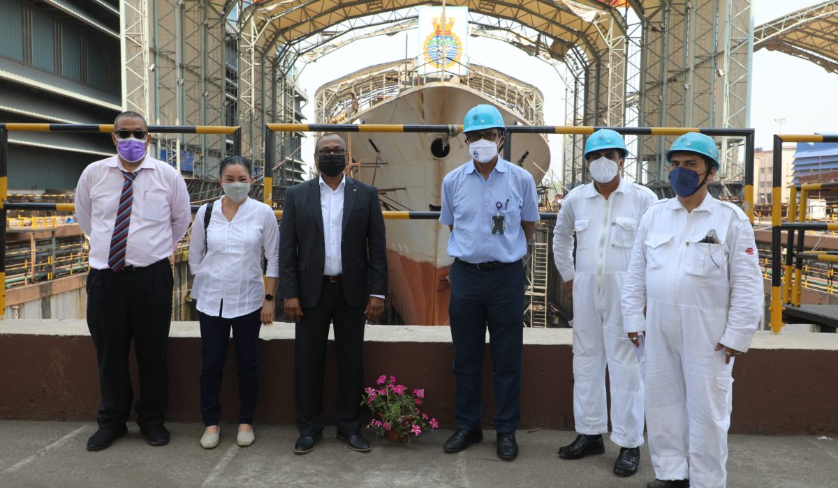 Visit of his Excellency Mr Thomas Selby Pillay, Ambassador of Seychelles to GRSE, Kolkata on 17 March 2022