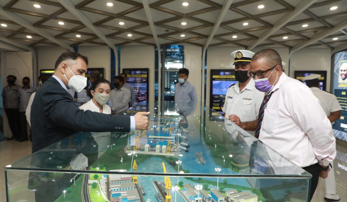Visit of his Excellency Mr Thomas Selby Pillay, Ambassador of Seychelles to GRSE, Kolkata on 17 March 2022