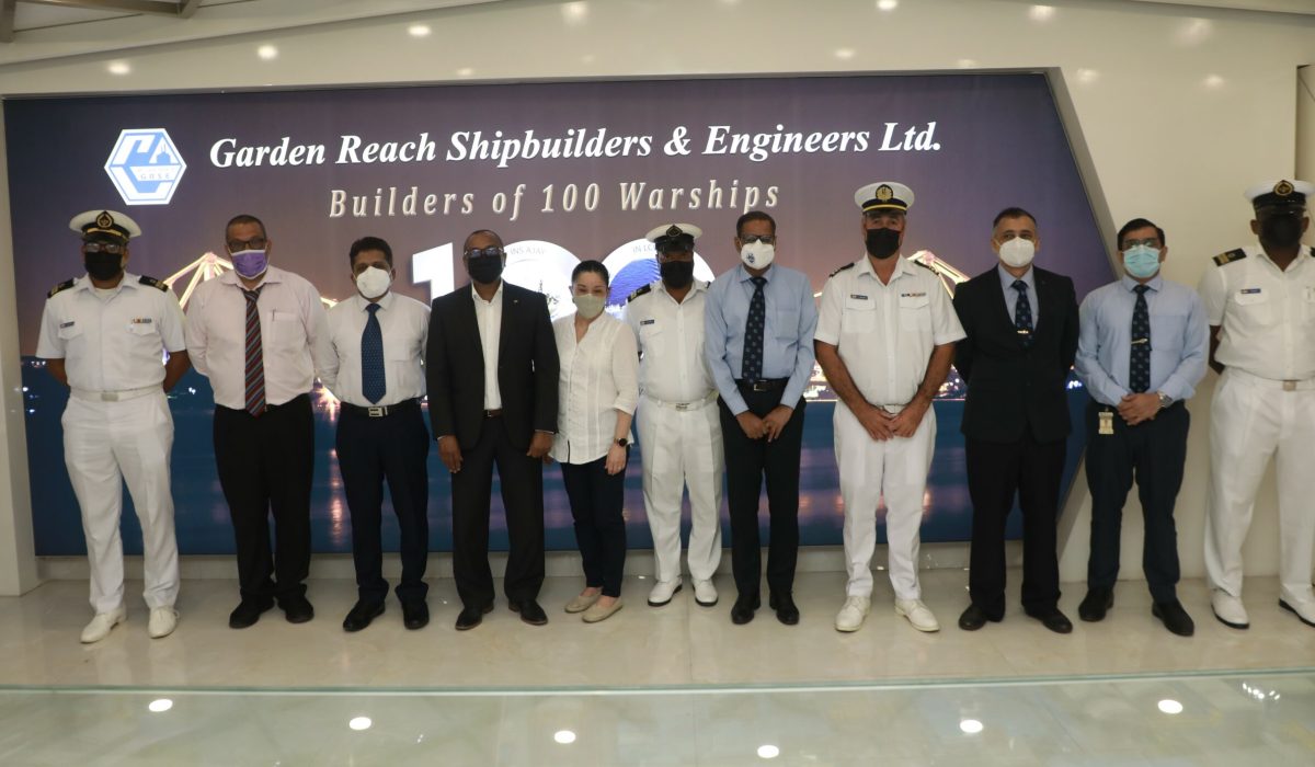 Visit of his Excellency Mr Thomas Selby Pillay, Ambassador of Seychelles to GRSE, Kolkata on 17 March 2022