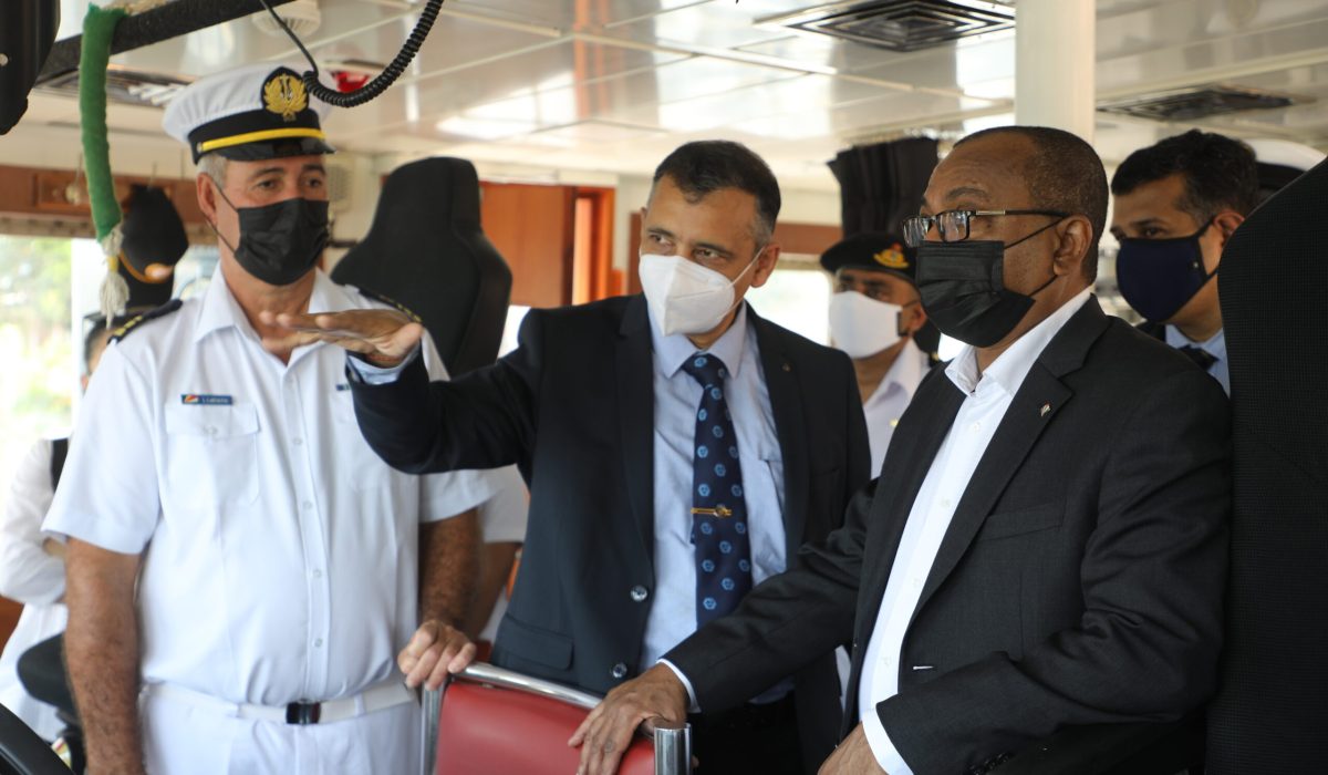 Visit of his Excellency Mr Thomas Selby Pillay, Ambassador of Seychelles to GRSE, Kolkata on 17 March 2022