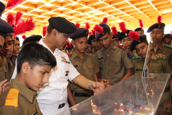 Cadets, Sainik School, Purulia, WB visits GRSE on 29 Apr 18