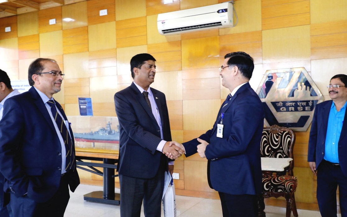 50th Information TechnologyStandardisation Sub Committee (ITSSC) Meeting held at GRSE on 16 Nov 18. Chairman of ITSSC, Shri Mahesh V, Director (R&D), BEL, Chairman chaired the meeting which was inaugurated by Shri A. K. Nanda, Director (Personnel), GRSE.