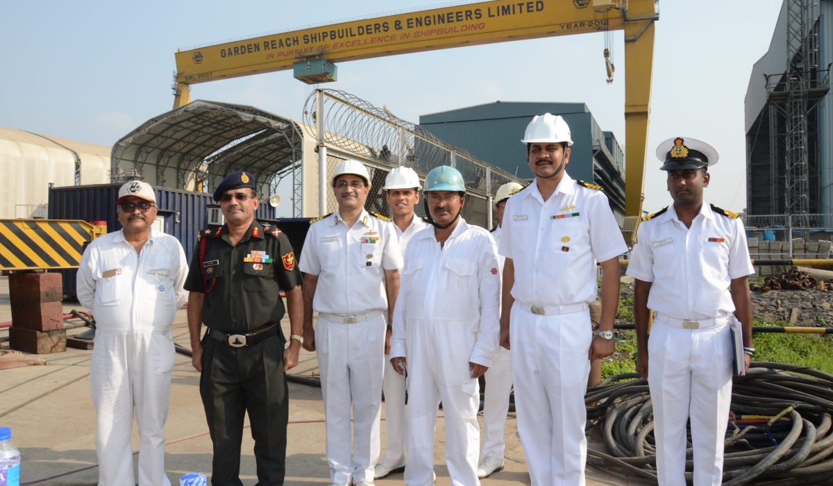 Visit of Chief of Staff, Andaman Nicobar on 27 Apr 17