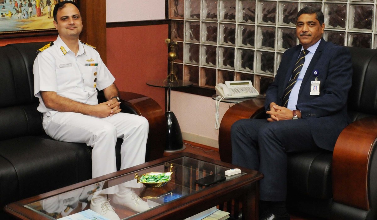 Capt. Kuldip Kaushik DA Designate visits GRSE on 27 Jul 2017