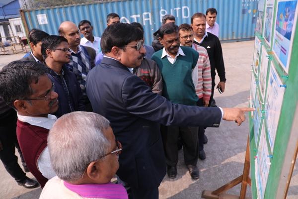 Officers from Defence Institute of Quality Assurance visited GRSE on 11 Jan 18