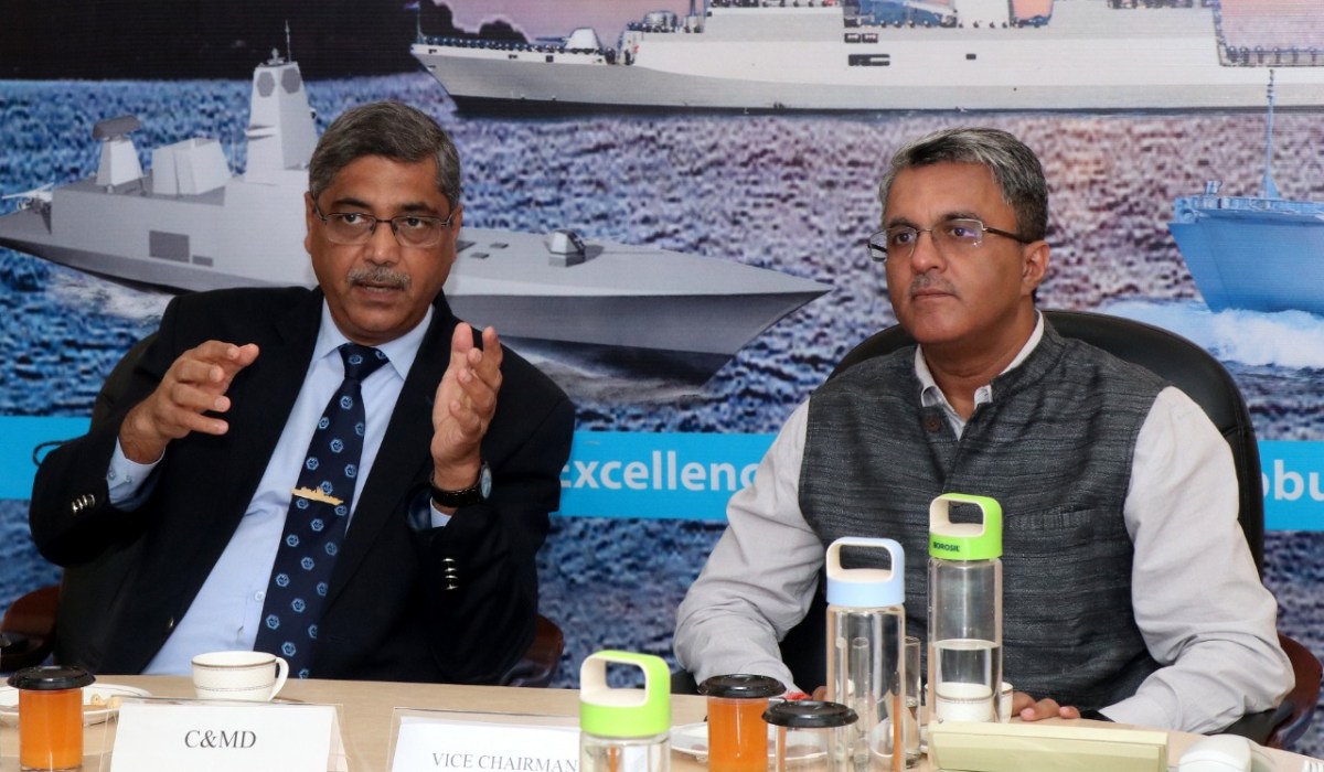 Delegation from Inland Waterways Authority of India (IWAI) visit GRSE on 01 Nov 19