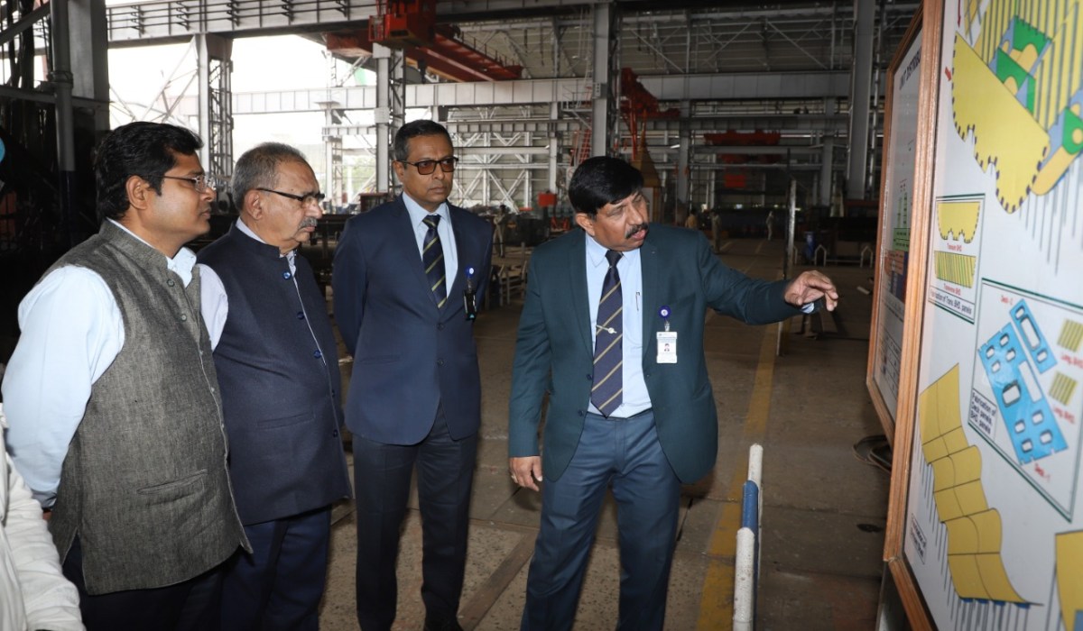 IDSA Study Team visit GRSE on 10 Jan 20