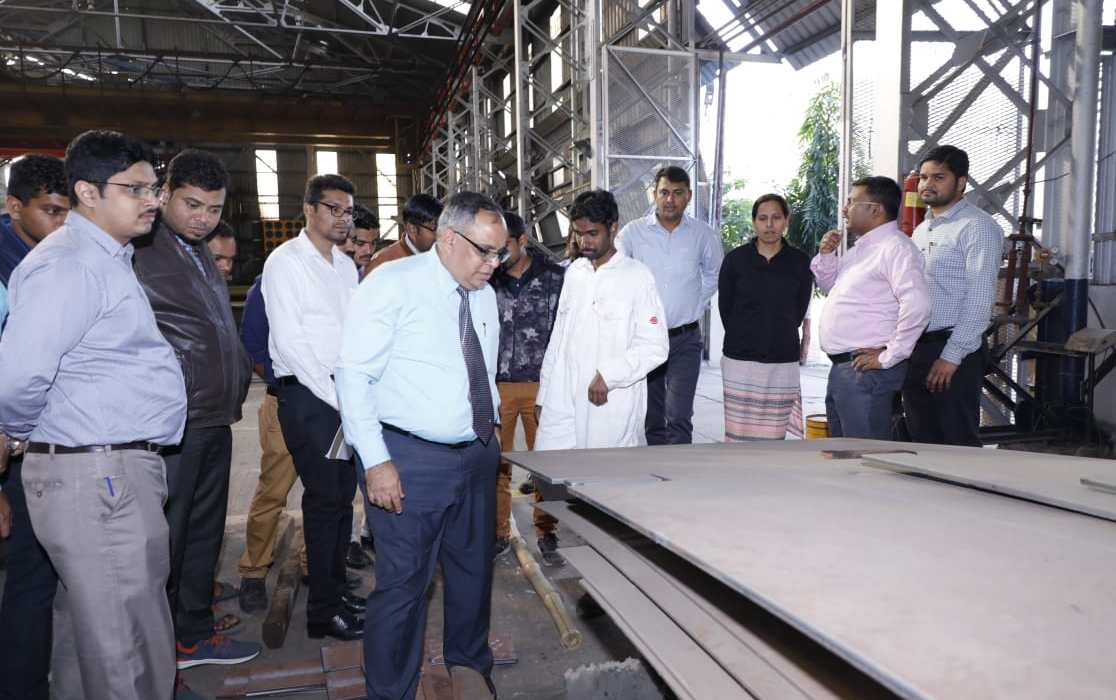 Junior Engineers (QA) visit GRSE on 11 Feb 20