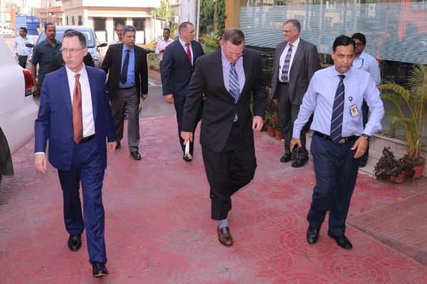 Delegation from US Consulate visit GRSE on 11 May 18