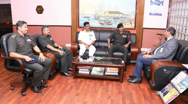 Major General AK Sanyal, VSM, GOC, Bengal Area visited GRSE on 09 Aug 18