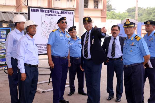 Vice Admiral B.K Verma, AVSM, CINCAN, visited GRSE, Kolkata on 26 Oct 18