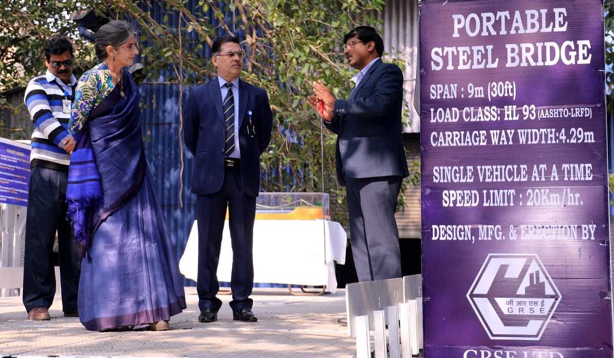 Smt. Alka Sharma, IDAS, PCDA(Navy), visits GRSE on 21 Dec 18
