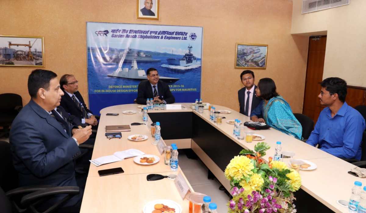 Navy Attachment of IAS Officer Trainees visit GRSE on 27 Dec 18