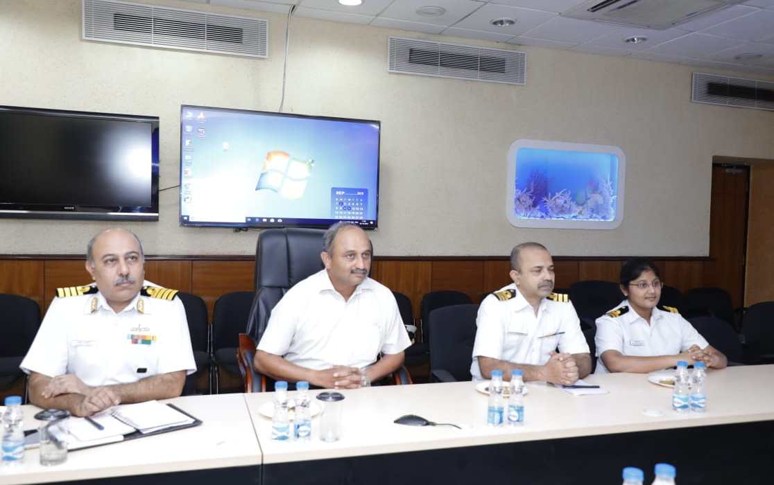 Maj Gen Beji Mathews, Chief Of Staff, HQANC visits GRSE on 03 Oct 19