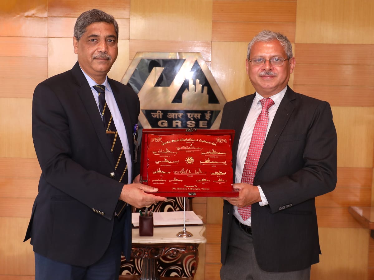 Shri Jaideep Mazumdar, Ambassador to The Philippines, visits GRSE on 24 Dec 18