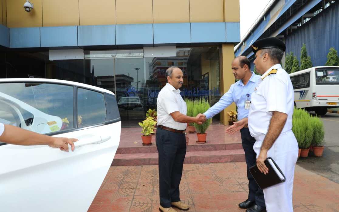 Maj Gen Beji Mathews, Chief Of Staff, HQANC visits GRSE on 03 Oct 19