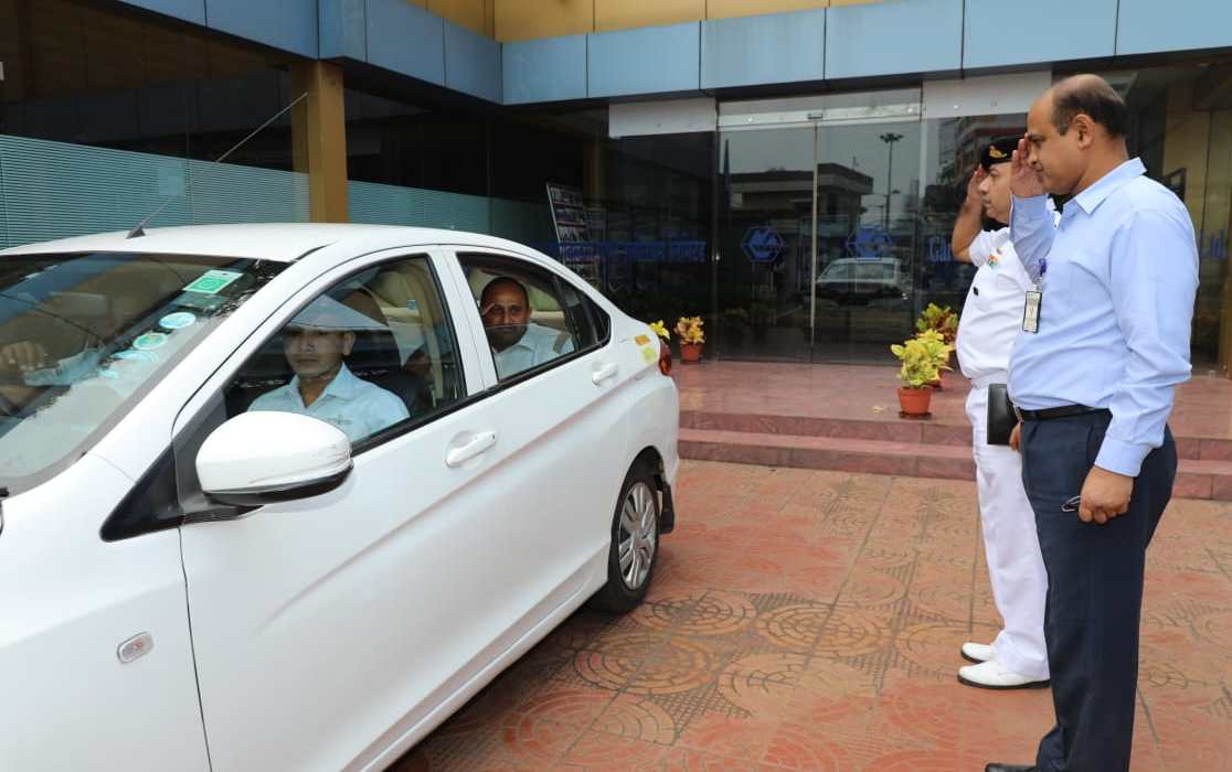 Maj Gen Beji Mathews, Chief Of Staff, HQANC visits GRSE on 03 Oct 19