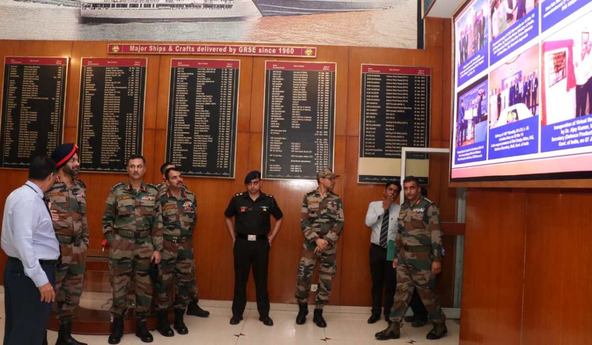 Defence Attache (Designates) visit GRSE on 18 Jun 19