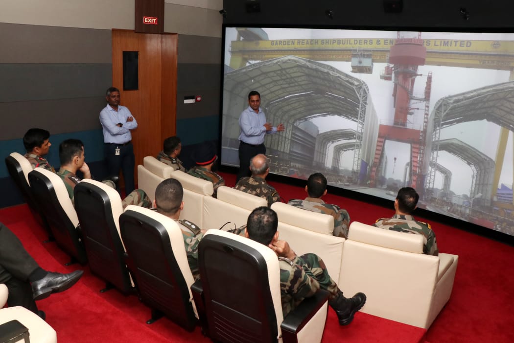 Defence Attache (Designates) visit GRSE on 18 Jun 19