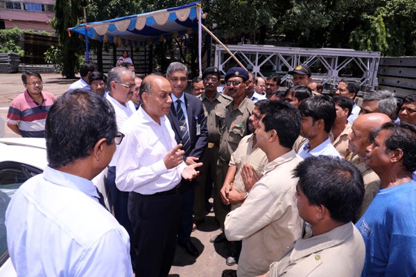 Dr. Ajay Kumar, Secretary (Defence Production) visits GRSE on 07 Jul 18 and inaugurates the Virtual Reality Lab