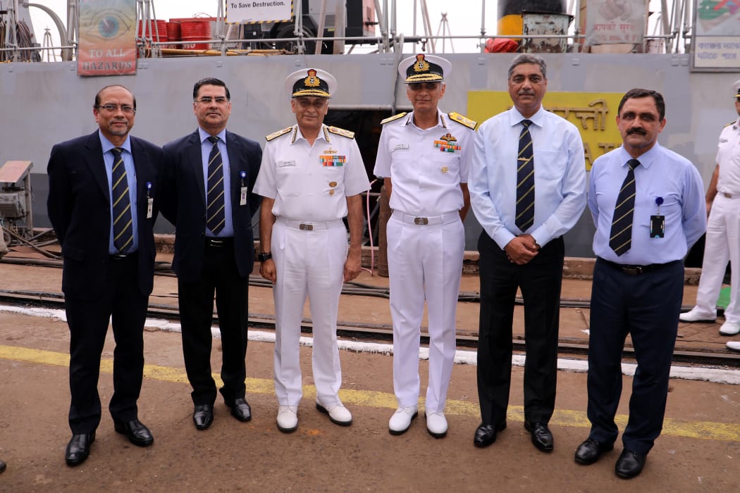 Admiral Sunil Lanba, PVSM, AVSM, ADC, Chief of Naval Staff visits GRSE on 14 May 19