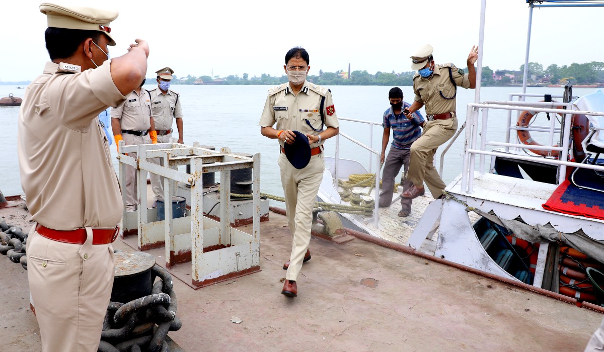 Shri Sudhir Kumar, IG SES HQRS vists GRSE on 09 Apr 21