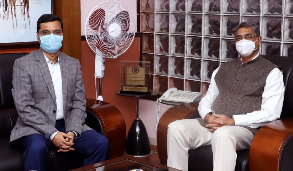 Visit of Shri Surendra Prasad Yadav, IFoS, JS(NS) to GRSE on 06 Jan 21
