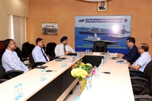 RAdm IPS Bali, AVSM, VSM, IN(Retd.), Independent Director, GRSE visits shipyard on 07 May 18