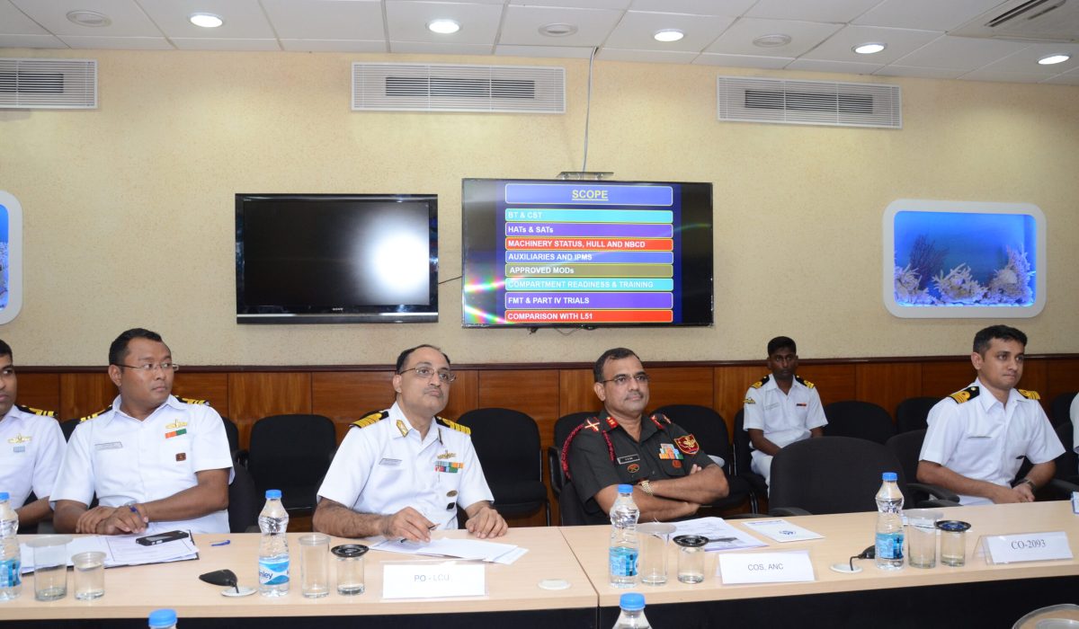 Visit of Chief of Staff, Andaman Nicobar on 27 Apr 17