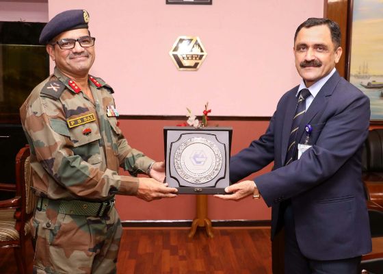 Officers from Defence Institute of Quality Assurance visited GRSE on 11 Jan 18