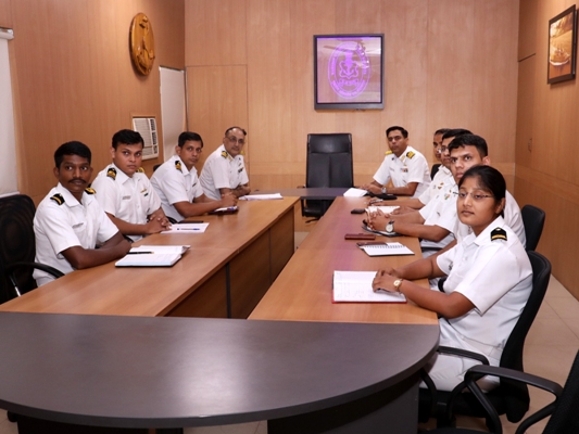 Visit of Captain Saket Khanna,NA (Desig) to GRSE on 27 Mar 18