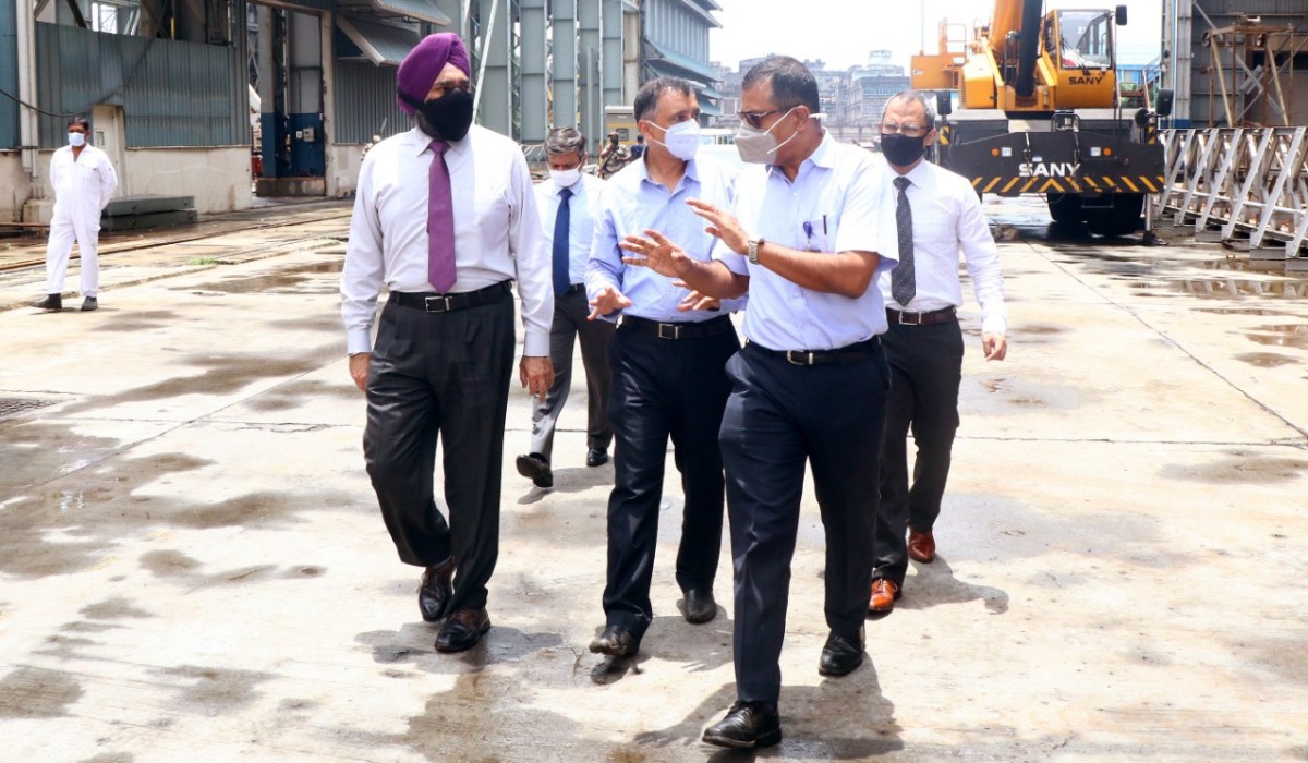 R Adm Guninder Singh Jawanda, DG, WESEE at GRSE on 06 Aug 21