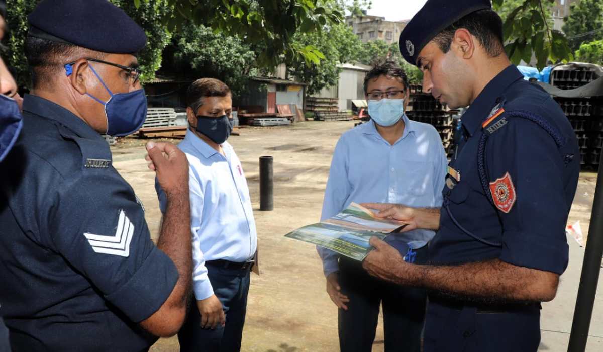 NDRF Team visited BB Unit of GRSE on 15 Sept 21