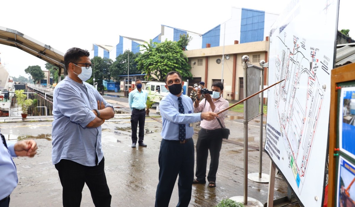 Shri Sanjay Jaju,AS (DP) Visited GRSE on 20 Sep 21