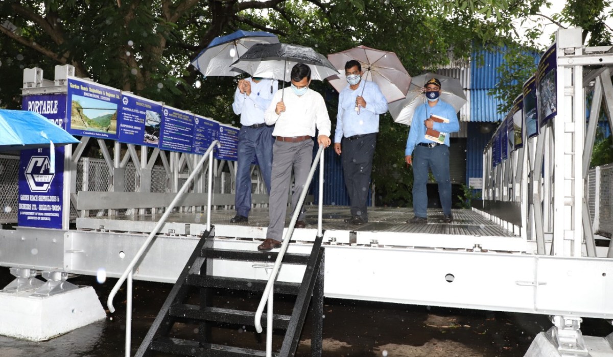 Shri Surendra Prasad Yadav, IFoS, JS(NS) visits GRSE on 18 Aug 20